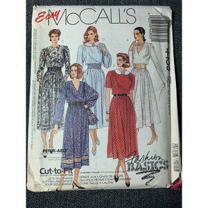 MCall's Misses Dress Sewing Pattern Size 10 12 14 4480 - uncut